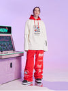 Sweat à capuche de snowboard pour homme Nandn x Hello Kitty