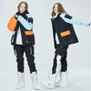 Combinaisons de ski Arctic Queen Divided Sky Colorblock pour femmes