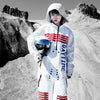 Combinaison de ski/snowboard une pièce PINGUP pour homme, inspirée de la station spatiale de la NASA