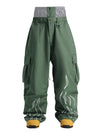 Pantalon de ski cargo réfléchissant Gsou Snow Furious Spark pour femme
