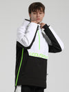 Veste de neige Gsou Snow Winter Storm pour homme, avec inscription réfléchissante.