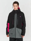 Veste de ski oversize Nandn Candy Snow pour femme