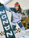 Veste anorak de snowboard Nandn Happy Holidays pour homme