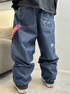 Pantalon de snowboard en denim John Snow pour homme, chaud, imperméable et taille basse.