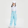 Pantalon de jogging cargo taille haute pour enfant, style technique, idéal pour la neige