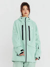 Veste de ski oversize Nandn Candy Snow pour femme