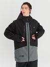 Veste de ski oversize Nandn Candy Snow pour homme