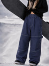 Pantalon de snowboard ample UrbanCraft pour femmes, conçu pour une mobilité accrue des genoux.