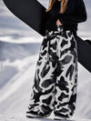 Pantalon de snowboard ample et polyvalent Hyper Beast pour femme