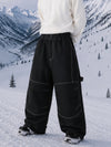 Pantalon de snowboard ample UrbanCraft pour homme, conçu pour une mobilité accrue des genoux.