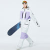 Combinaison de ski une pièce élégante pour femme, vert fluo