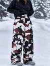 Pantalon de snowboard ample Park Rider Nightline pour femme, poches cargo et détails réfléchissants