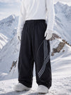 Pantalon de ski ample Nightline Park pour homme avec courbes réfléchissantes