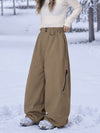 Pantalon de snowboard ample et résistant, style urbain et polyvalent pour femme