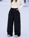 Pantalon de snowboard UrbanCraft Utility Baggy pour femme avec empiècements renforcés pour le freeride