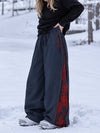 Pantalon de snowboard freestyle Hyper Flux extra ample pour femme avec fermeture éclair latérale et empiècement graffiti