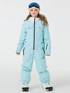Combinaisons de ski imperméables une pièce unisexes pour enfants, style explorateur de montagne