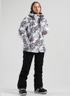 Combinaison de snowboard imperméable SMN Winter Flowers Beauty pour femme