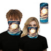 Masques et cache-cou unisexes colorés et fantaisie à imprimé 3D