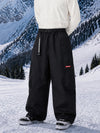 Pantalon de snowboard cargo ample et extensible pour homme, style freestyle, en tissu Techline utilitaire et résistant.
