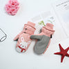 Moufles de neige imperméables pour enfants Snowshred à motif lapin mignon