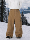 Men's Wild Soul Crew Utility Style Baggy Cargo Snowboard Pants with Heavy Stitching