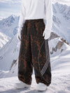 Pantalon de ski ample Nightline Park pour homme avec courbes réfléchissantes