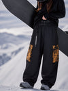 Pantalon de snowboard cargo freestyle ample Park Rider Hyper Flux Urban Graffiti pour femme