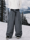 Pantalon de snowboard cargo utilitaire Techline pour homme, inspiré des vêtements de travail – Coupe ample et freestyle