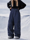 Pantalon de snowboard cargo ample à coutures épaisses pour femme, style utilitaire Wild Soul Crew