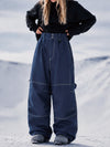 Pantalon de snowboard ample UrbanCraft pour femmes, conçu pour une mobilité accrue des genoux.