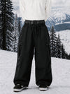 Pantalon de snowboard cargo utilitaire Techline pour homme, inspiré des vêtements de travail – Coupe ample et freestyle