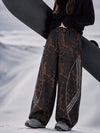 Pantalon de snowboard ample et réfléchissant Nightline Park Rider pour femme