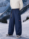 Pantalon de snowboard cargo ample et extensible pour homme, style freestyle, en tissu Techline utilitaire et résistant.