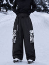 Pantalon de snowboard cargo freestyle ample Park Rider Hyper Flux Urban Graffiti pour femme