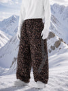 Pantalon de ski ample Nightline Park pour homme avec courbes réfléchissantes