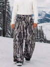 Pantalon de snowboard ample Park Rider Nightline pour homme, poches cargo et liserés réfléchissants