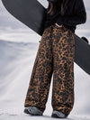 Pantalon de snowboard ample Park Rider Nightline pour femme, poches cargo et liserés réfléchissants