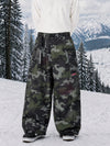 Pantalon de snowboard cargo ample et extensible pour homme, style freestyle, en tissu Techline utilitaire et résistant.