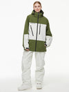 Veste de ski thermique et salopette pour homme, style explorateur de montagne en pleine nature