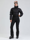 Combinaison de ski Alpine Luxe DownTop doublée polaire pour femme, style glamour hivernal