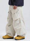 Pantalon de ski ample Gsou Snow Urban Slope KneeFlex pour homme, avec poches cargo.