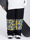 Pantalon de ski cargo ample Freestyle pour femme avec empiècements réfléchissants aux genoux