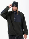 Pull en polaire chaude style sherpa pour homme, idéal pour la montagne
