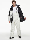 Veste de ski thermique et salopette pour homme, style explorateur de montagne en pleine nature