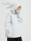 Sweat à capuche imperméable Doorek unisexe avec un adorable lapin