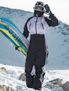 Ensemble salopette et manteau de ski John Snow Nordic Chic taille haute pour femme