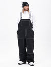 Salopette ample de ski style streetwear décontracté pour homme