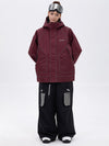 Ensemble veste de ski réfléchissante NightRide Chill pour femme et pantalon cargo ample