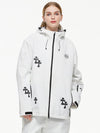 Veste de neige féerique Reine des neiges et flocons de neige pour femme